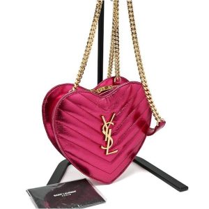 【サンローランパリラブハートチェーンバッグ 446782 ピンク SAINT LAURENT PARIS】の【買取】をいたしました!【熊本市南区の質屋おやま質店】