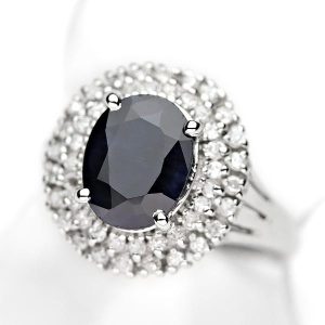 【指輪 サファイア2.00ct ダイヤ0.24ct 4.7g Pt900 プラチナ】の【買取】をいたしました!【熊本市南区の質屋おやま質店】