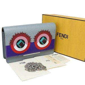 【フェンディ 財布 チェーンウォレット ポシェット 長財布 FENDI】の【買取】をいたしました!【熊本市南区の質屋おやま質店】